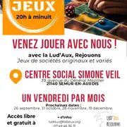 Soirée Jeux Ludaux Rejouons - Centre social