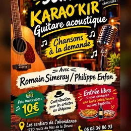 Soirée Karao'kir aux Sentiers de l'Abondance