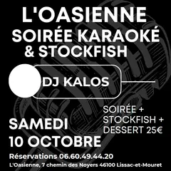 Soirée karaoké à l'Oasienne, Lissac et Mouret