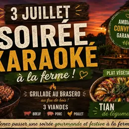 Soirée karaoké à la Ferme Lou Craven