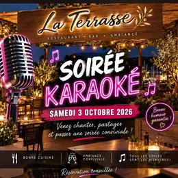 Soirée karaoké à la Terrasse
