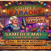 Soirée karaoké au Bon Accueil à Beslon animée par Cancan !