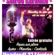 Soirée karaoké avec Cyrille