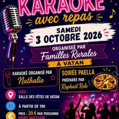 Soirée karaoké avec repas