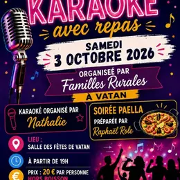 Soirée karaoké avec repas