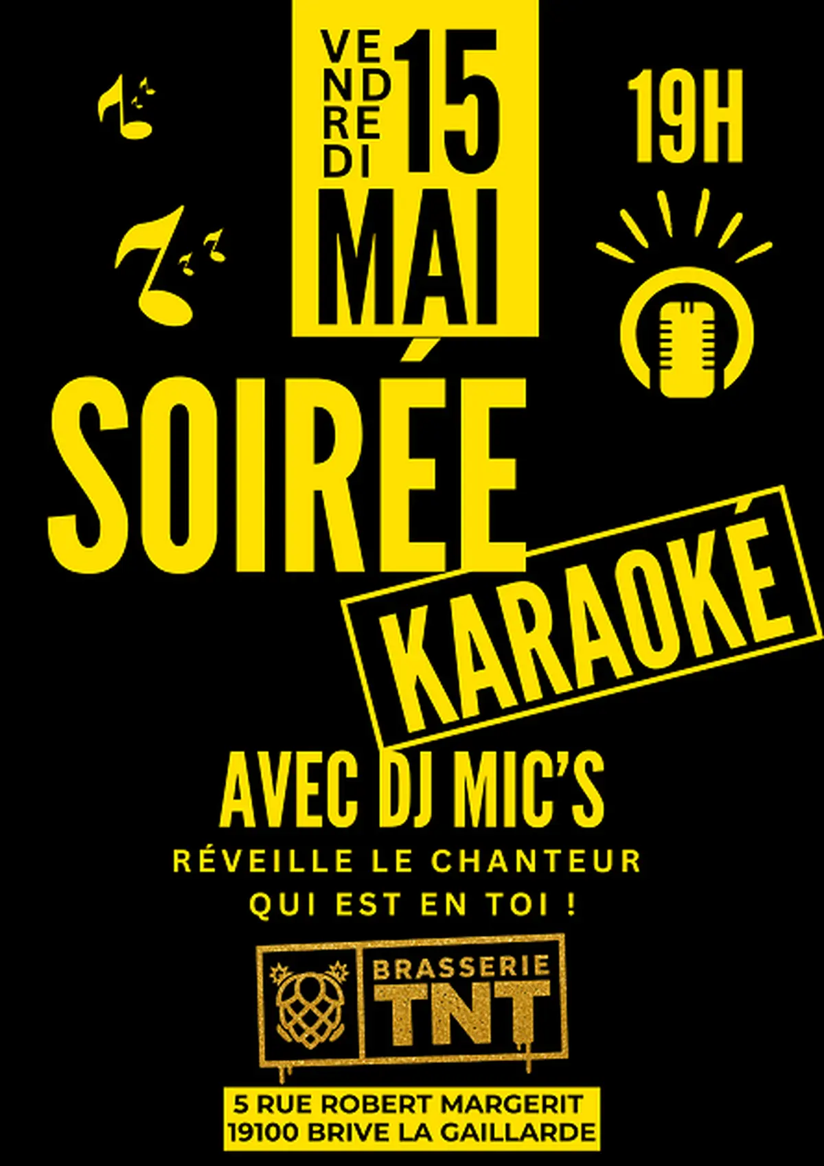 Soirée Karaoké (Brasserie TNT)