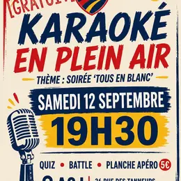 Soirée Karaoké En Plein Air à ASJ