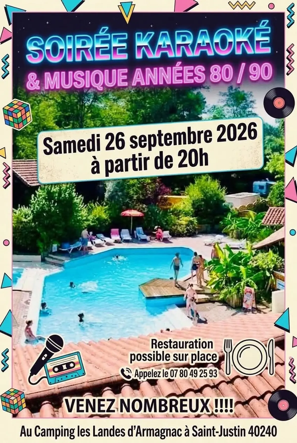 Soirée karaoké & musiques années 80/90