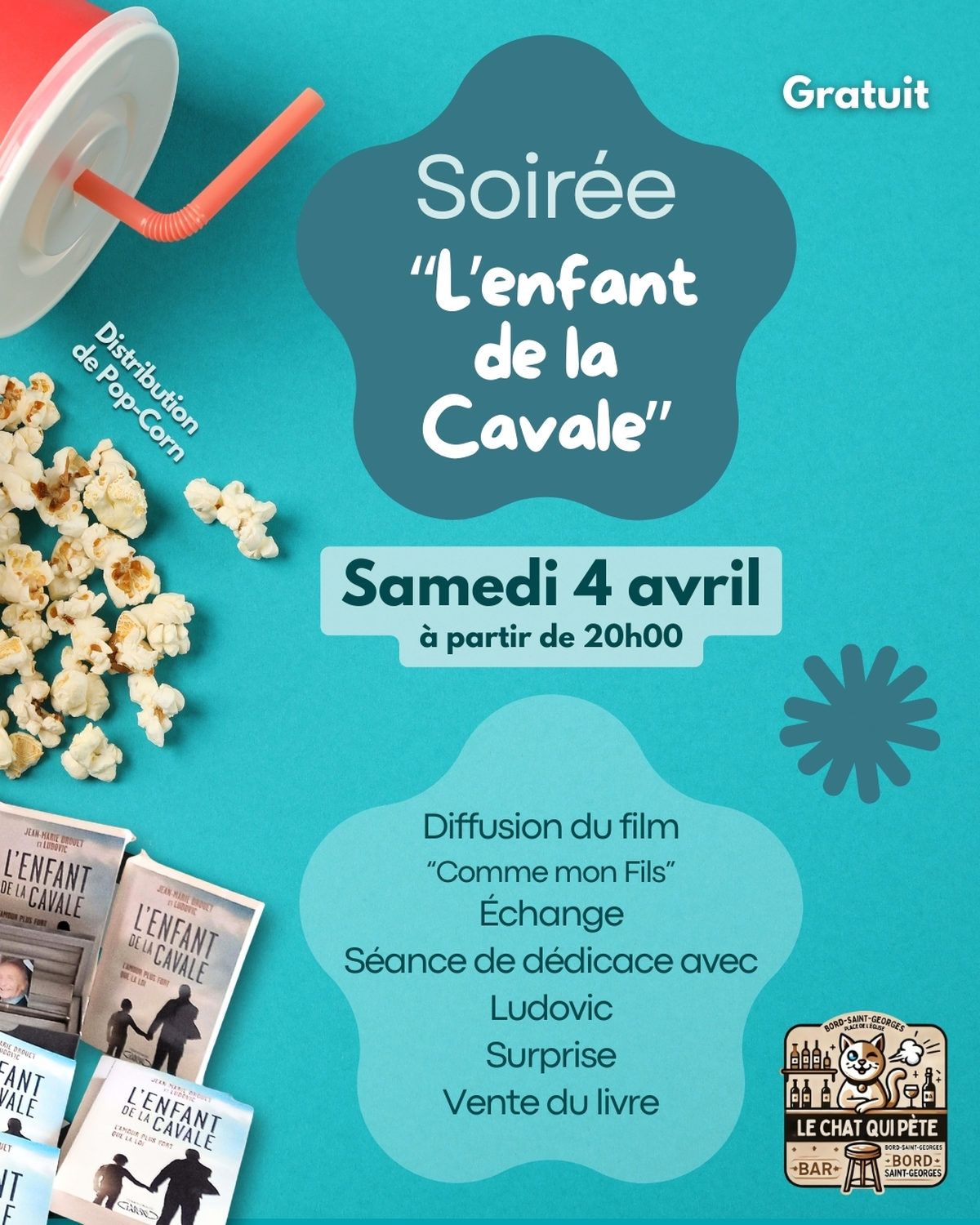 Soirée  l'enfant de la cavale 