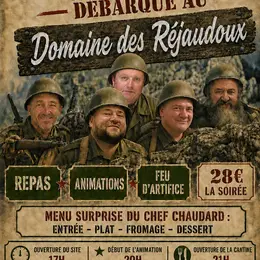 Soirée la 7ème compagnie au Domaine des Réjaudoux