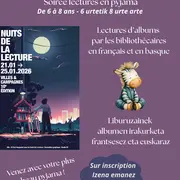 Soirée lectures en pyjma : lecture d'albums en français et en basque