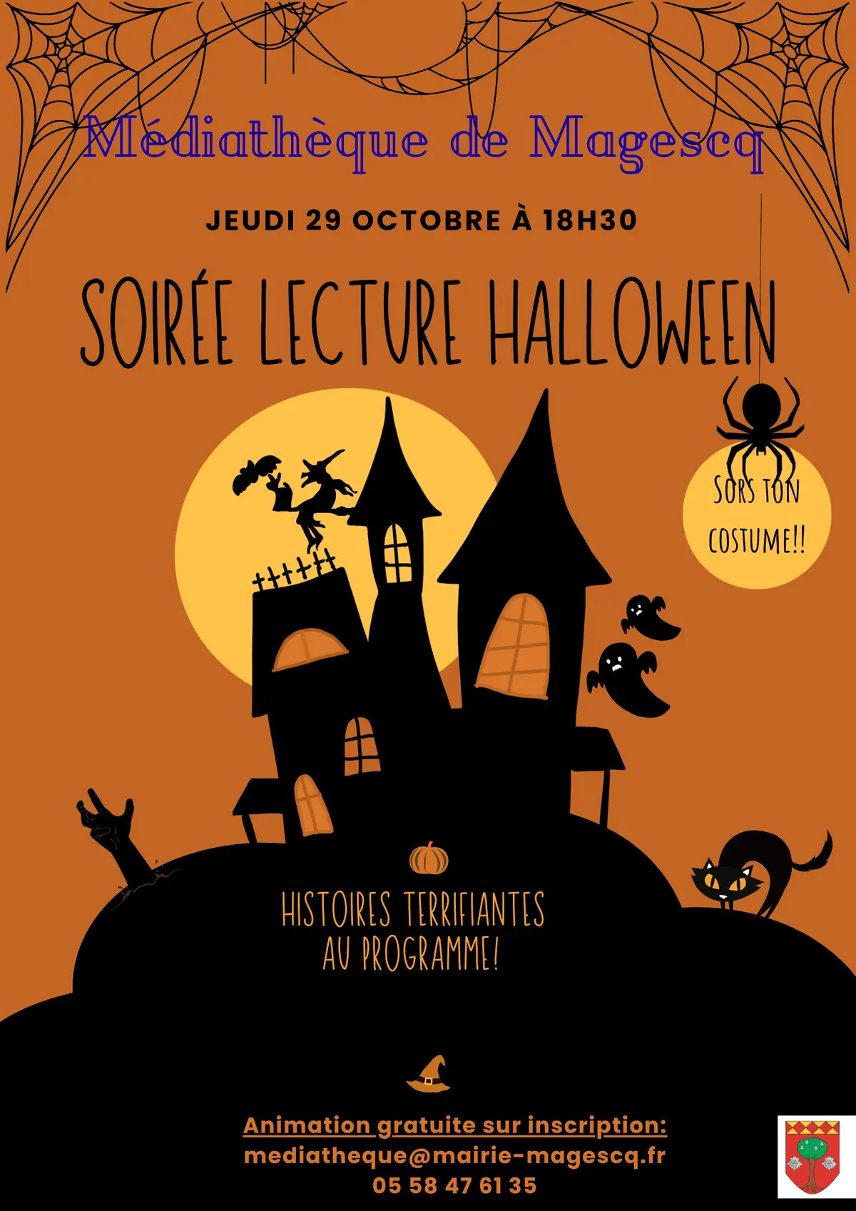 Soirée lectures Halloween