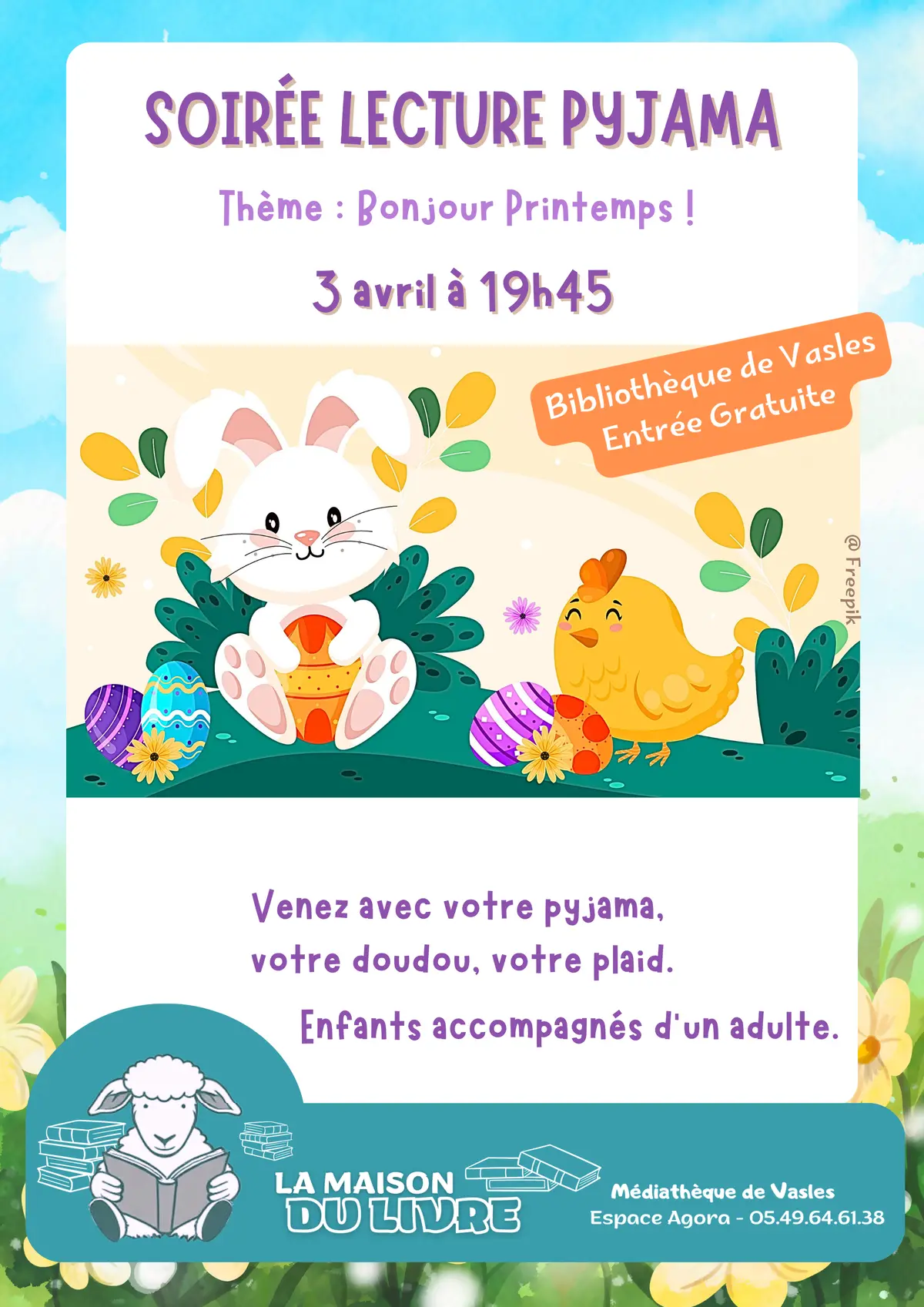 Soirée Lectures Pyjama