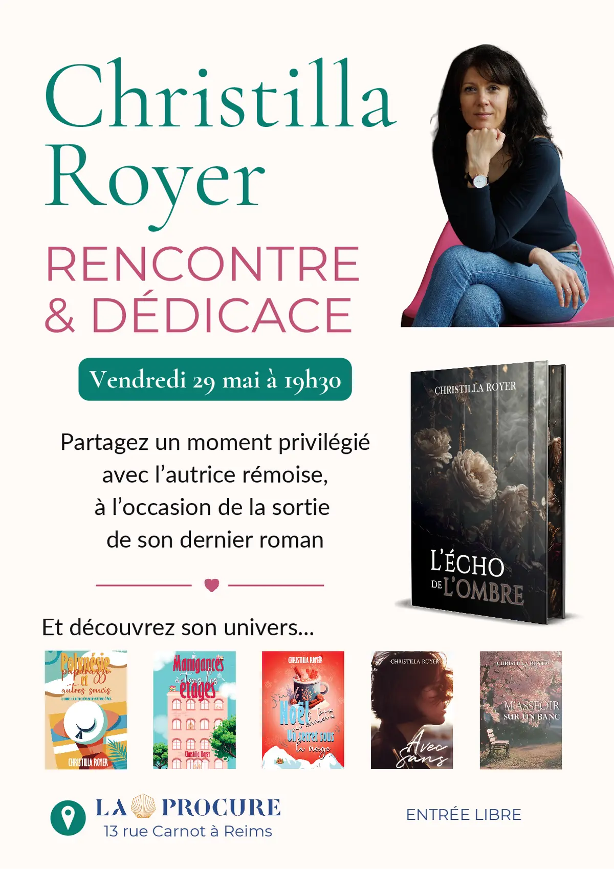 Soirée littéraire : rencontre & dédicace