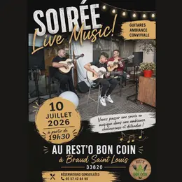 Soirée Live Music au Rest'O Bon Coin