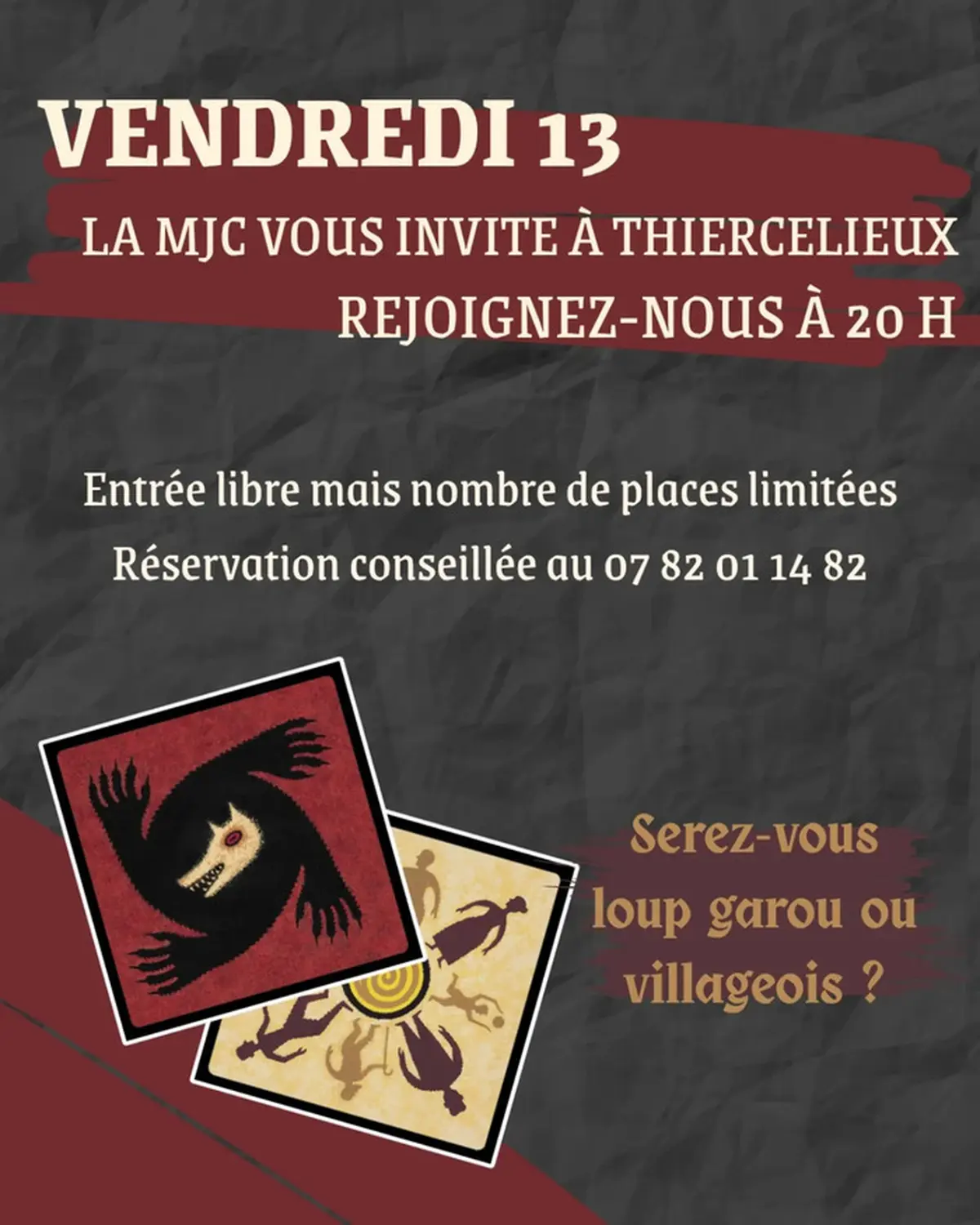 Soirée loup-garou à la MJC !