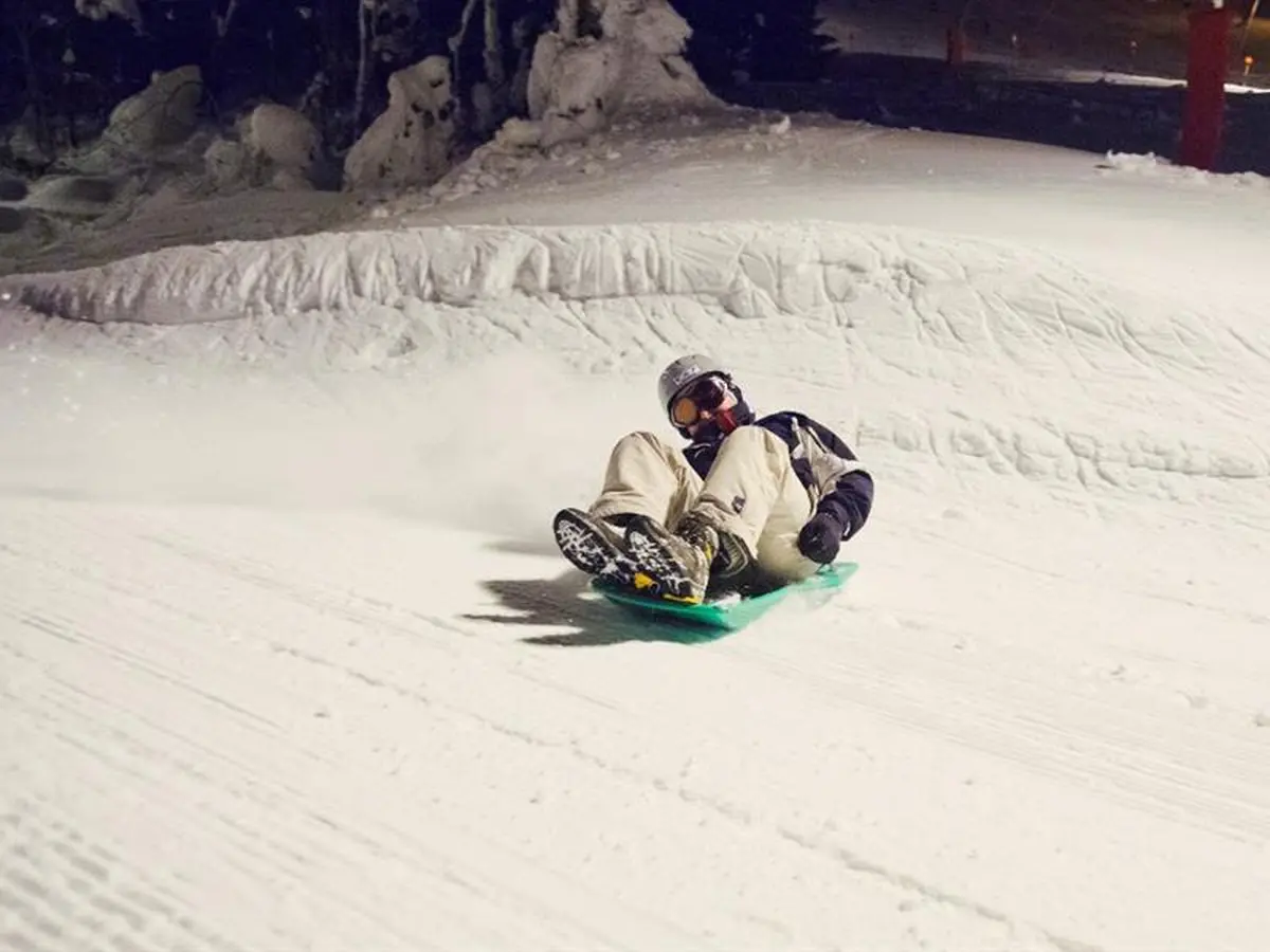 Soirée luge sur les pistes de La Bresse Hohneck