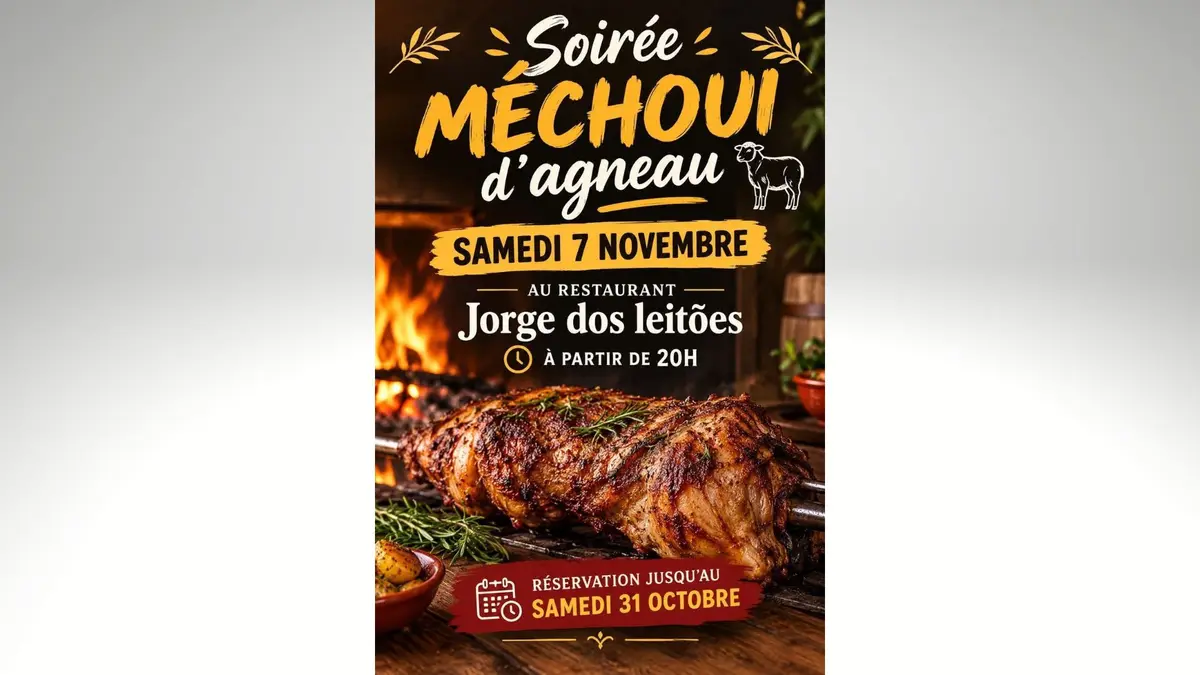 Soirée méchoui d'agneau