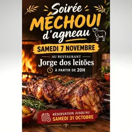 Soirée méchoui d'agneau