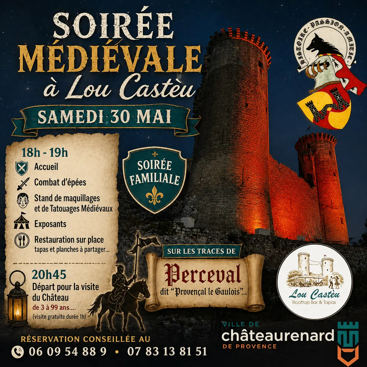 Soirée Médiavale à Lou Casteu