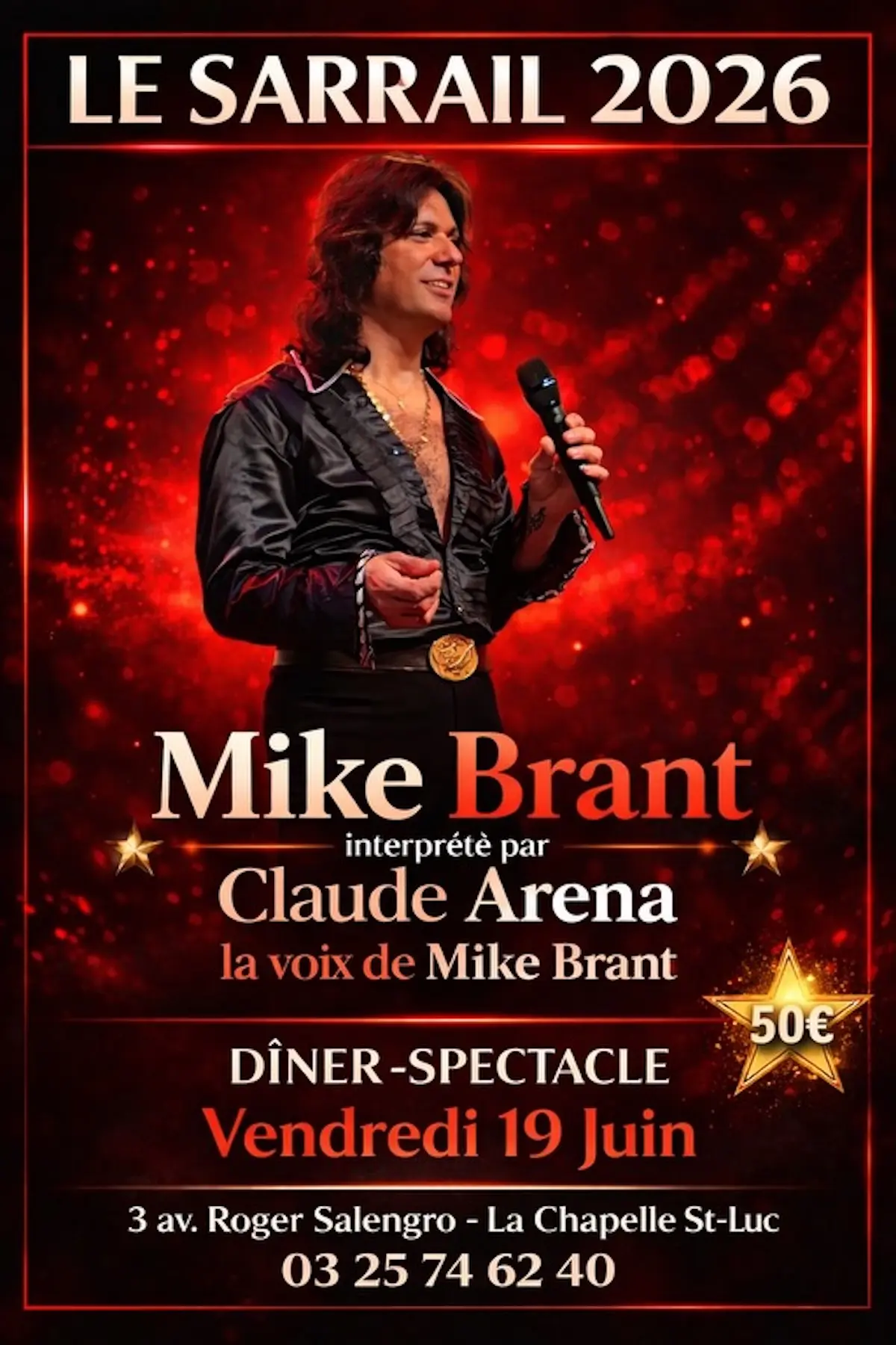 Soirée Mike BRANT avec Claude ARENA