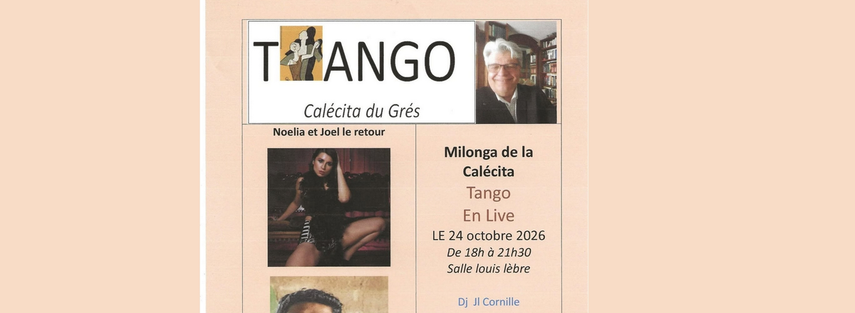Soirée Milonga de la porte  - Tango en live