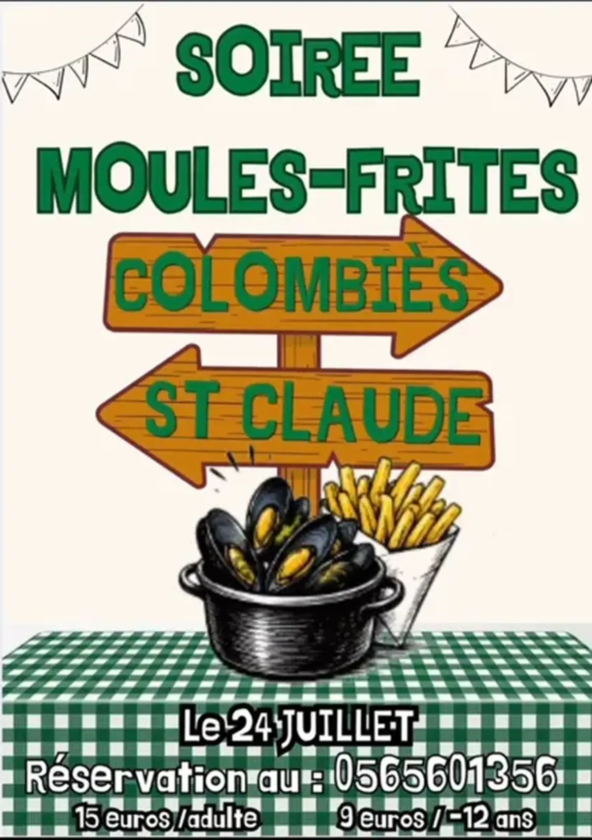 Soirée moules-frites