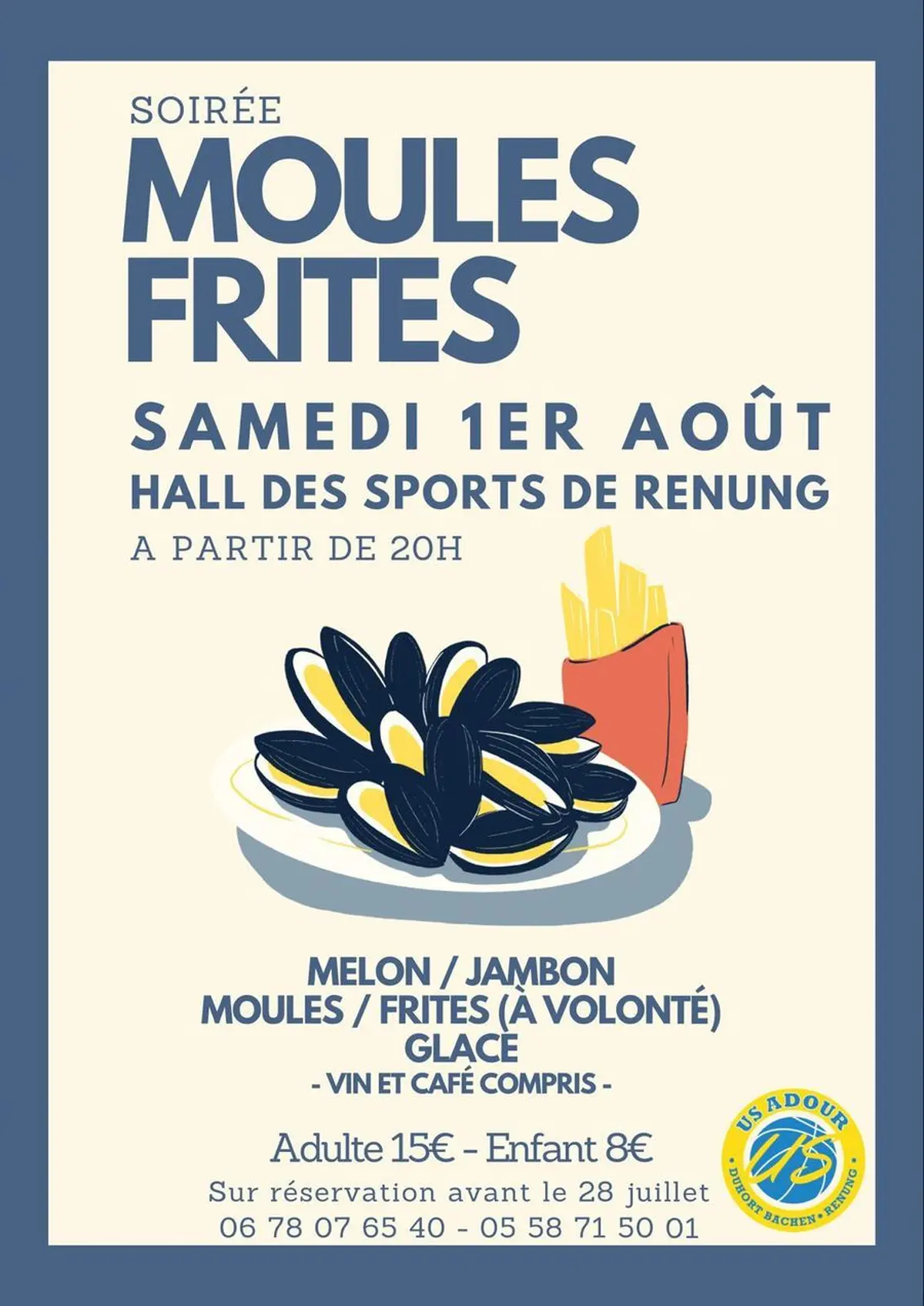 Soirée moules frites