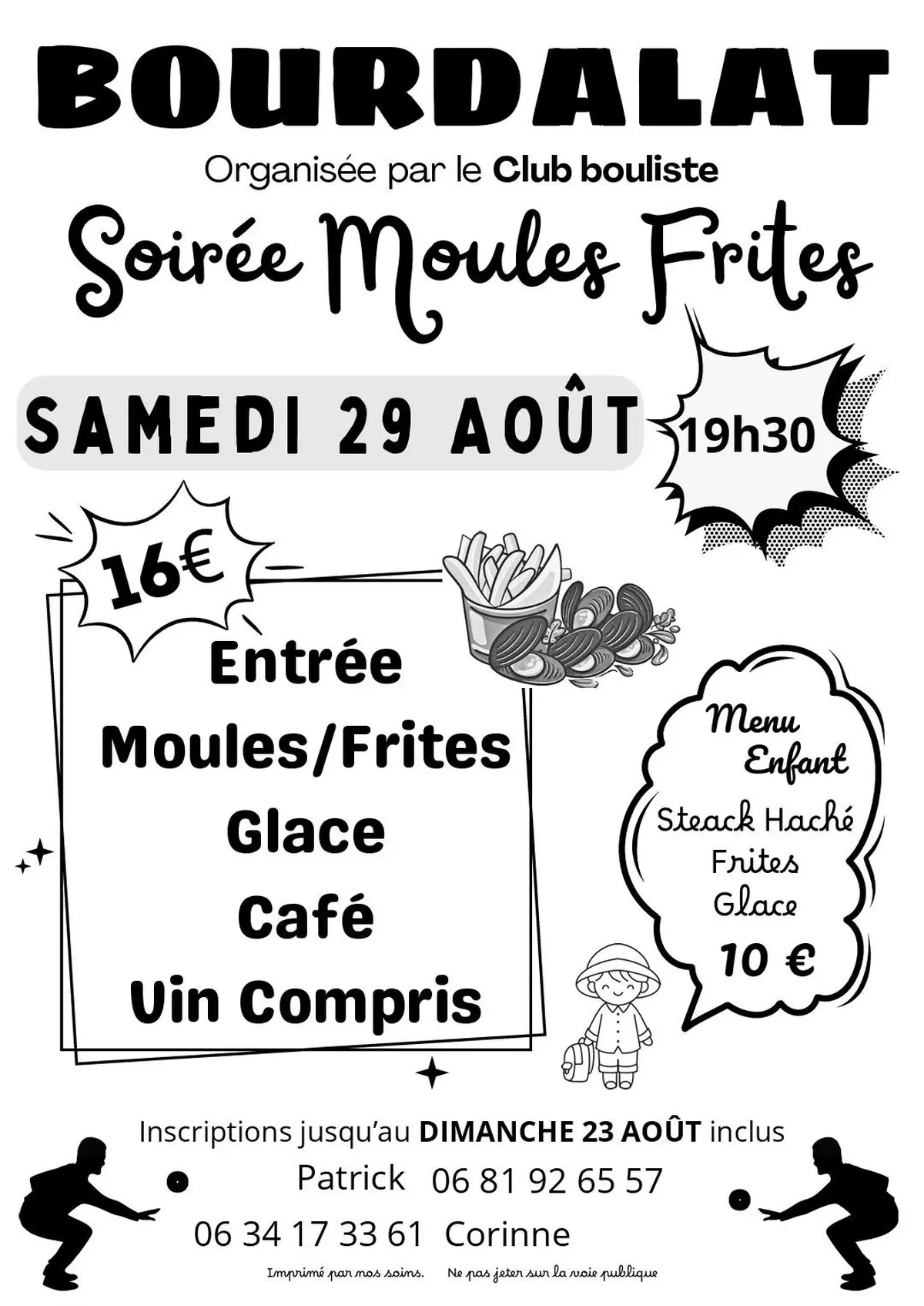 Soirée Moules-Frites