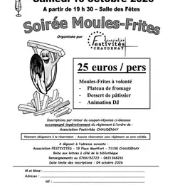 Soirée Moules Frites
