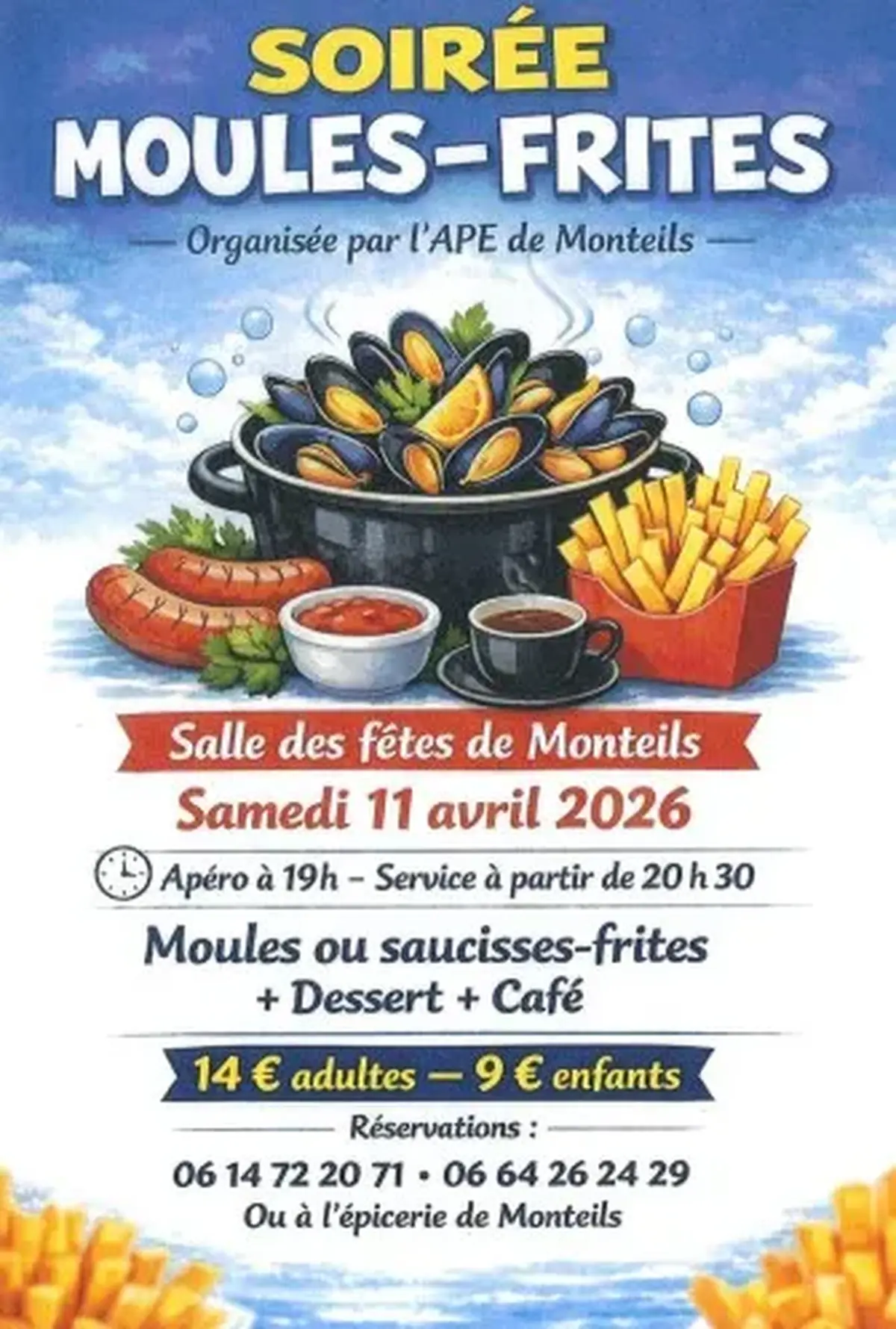 Soirée Moules-Frites