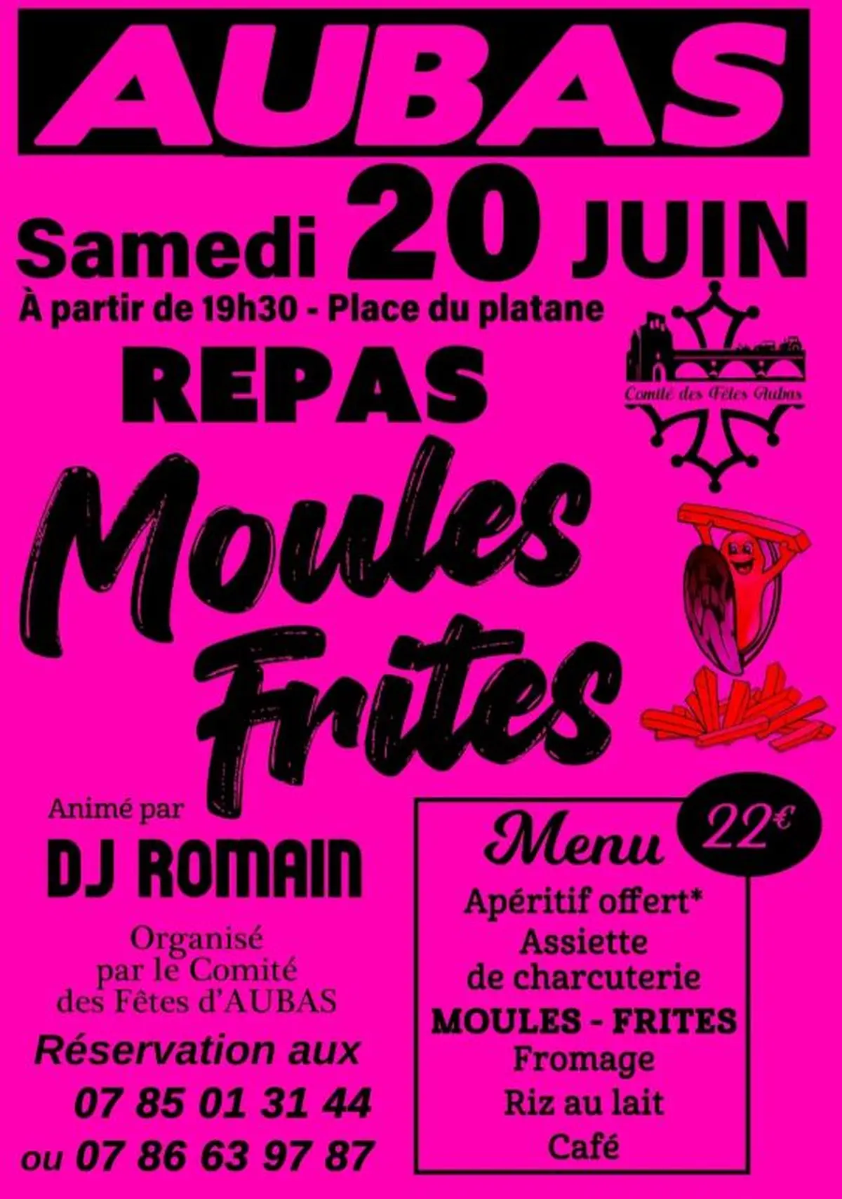 Soirée moules-frites