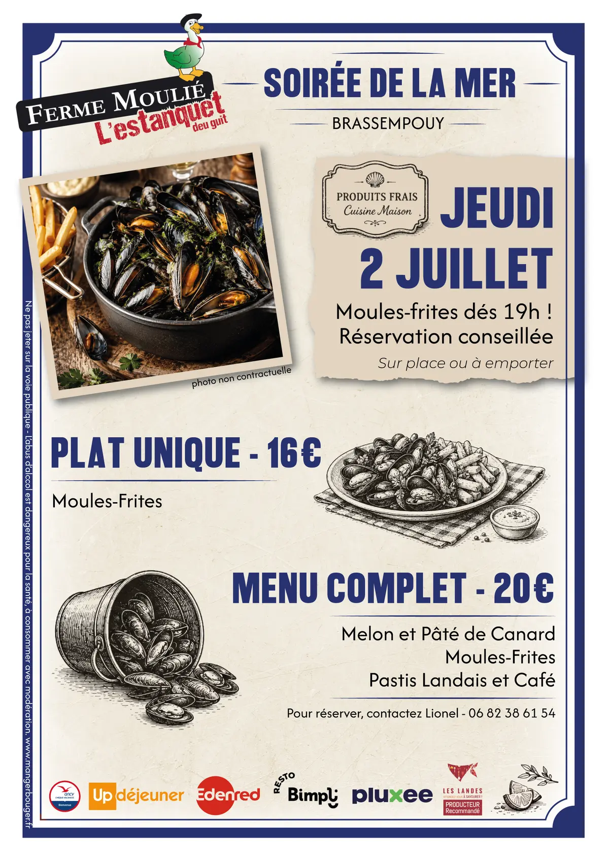 Soirée Moules-frites