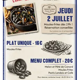 Soirée Moules-frites