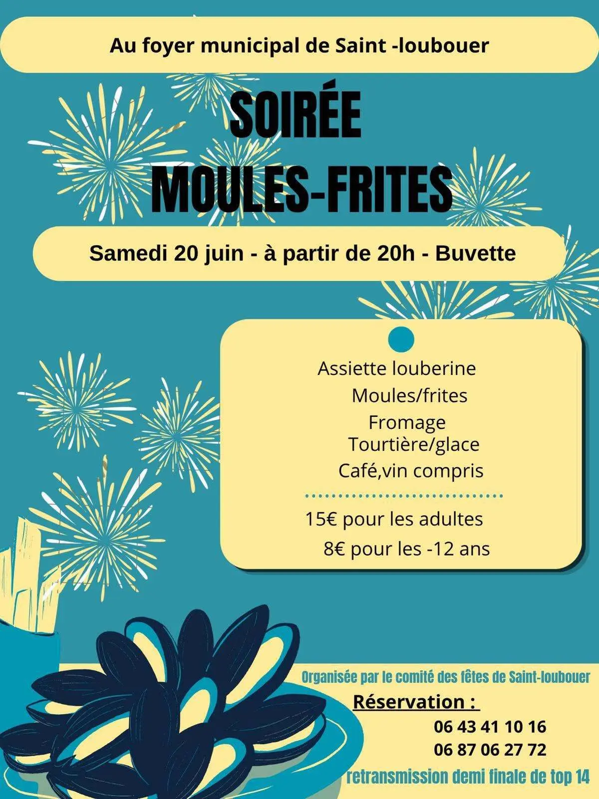 Soirée moules-frites