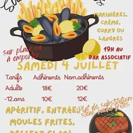 Soirée moules frites à Maranville