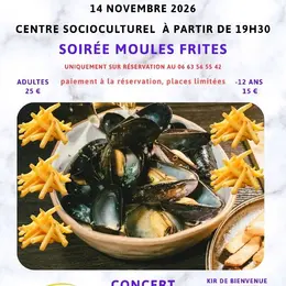 Soirée Moules Frites et Concert