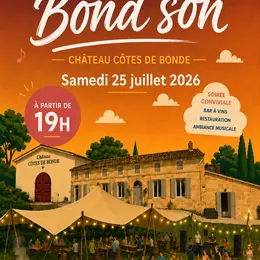 Soirée musicale au Château Côtes de Bonde