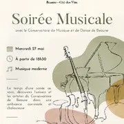 Soirée Musicale avec le Conservatoire de Musique et de Danse de Beaune