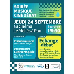 Soirée musique ciné débat avec Écocène