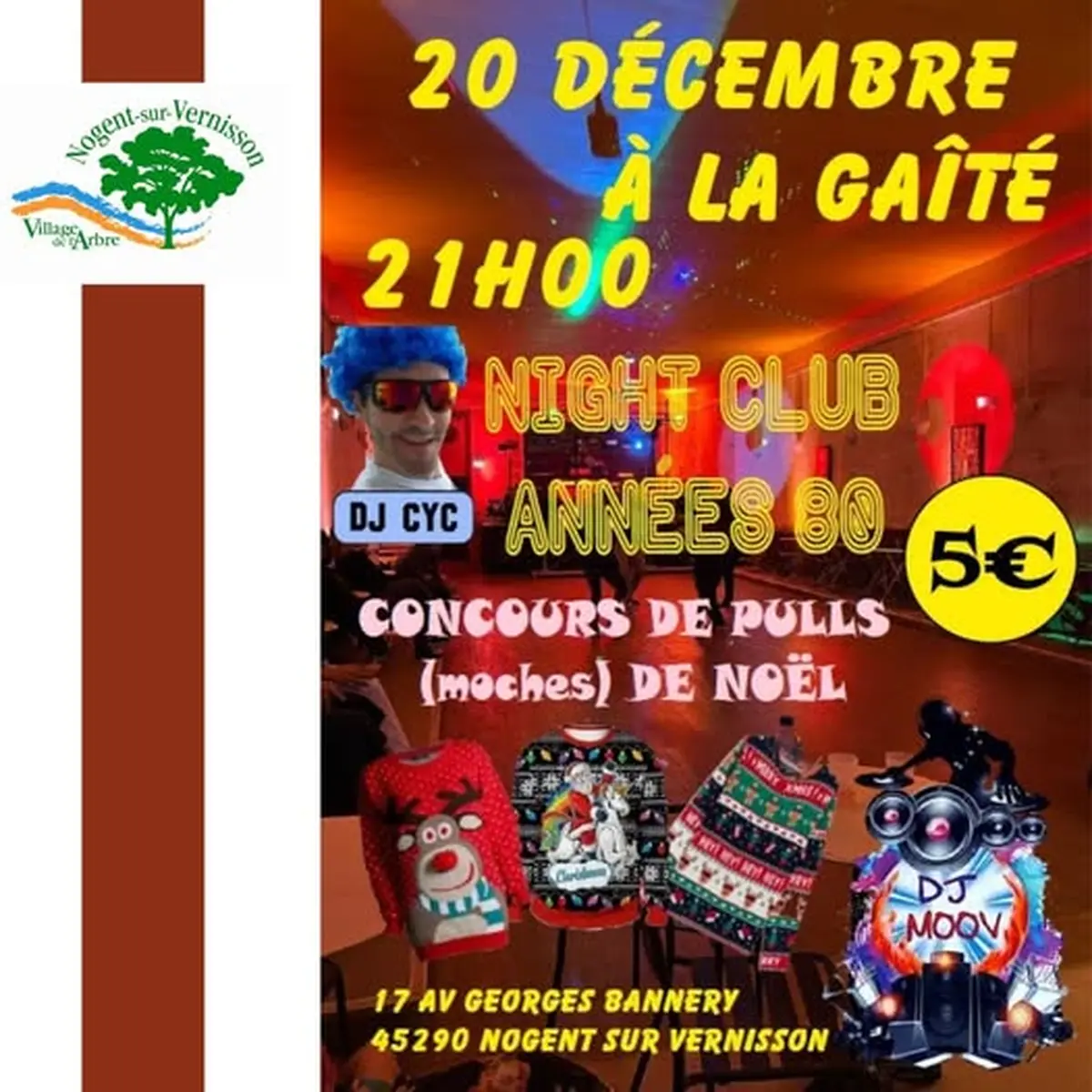 Soirée Night Club années 80