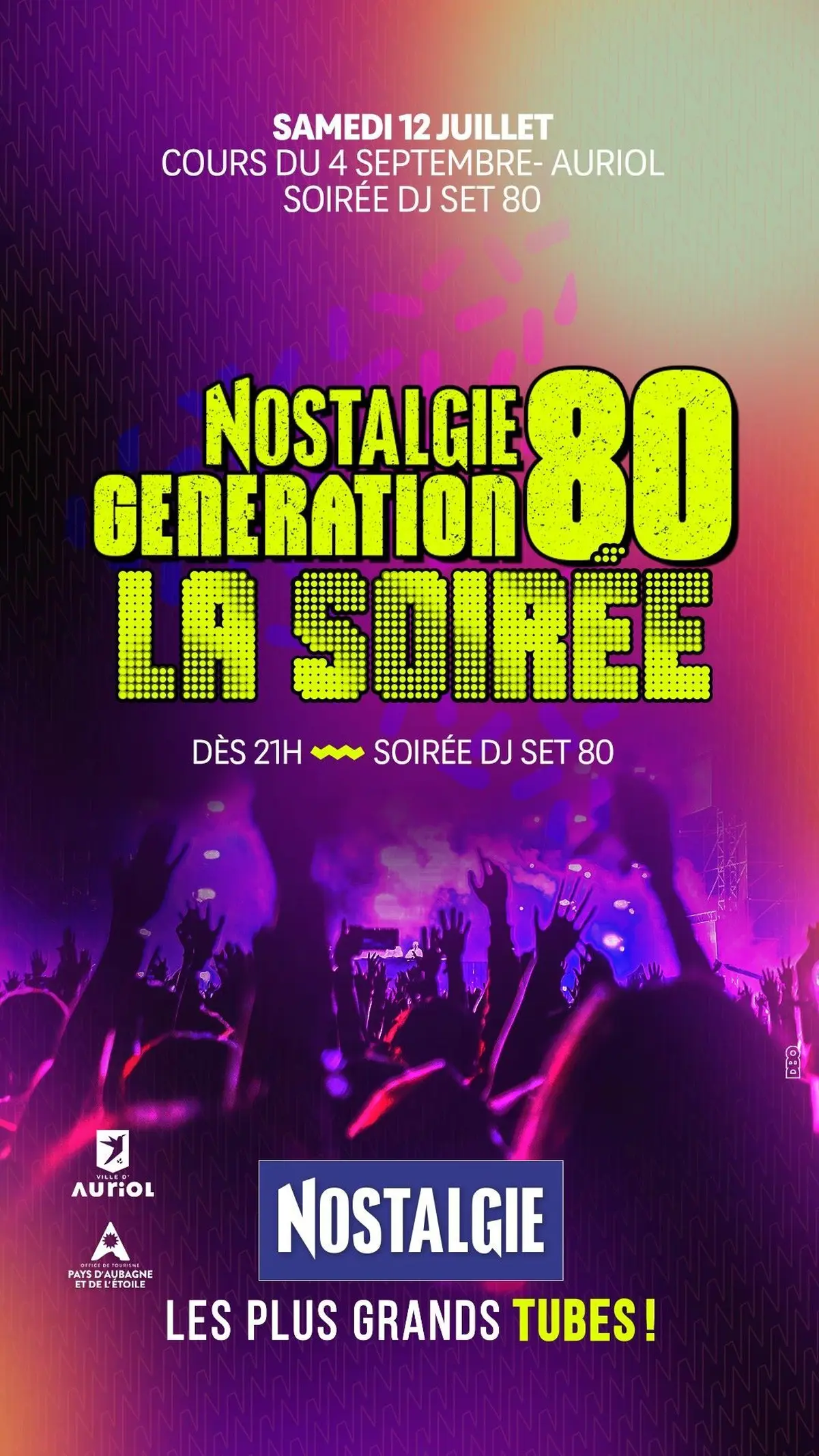 Soirée Nostalgie génération 80