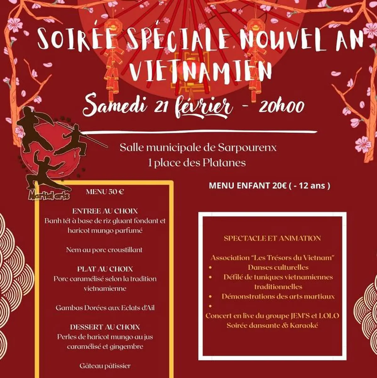 Soirée : Nouvel An Vietnamien
