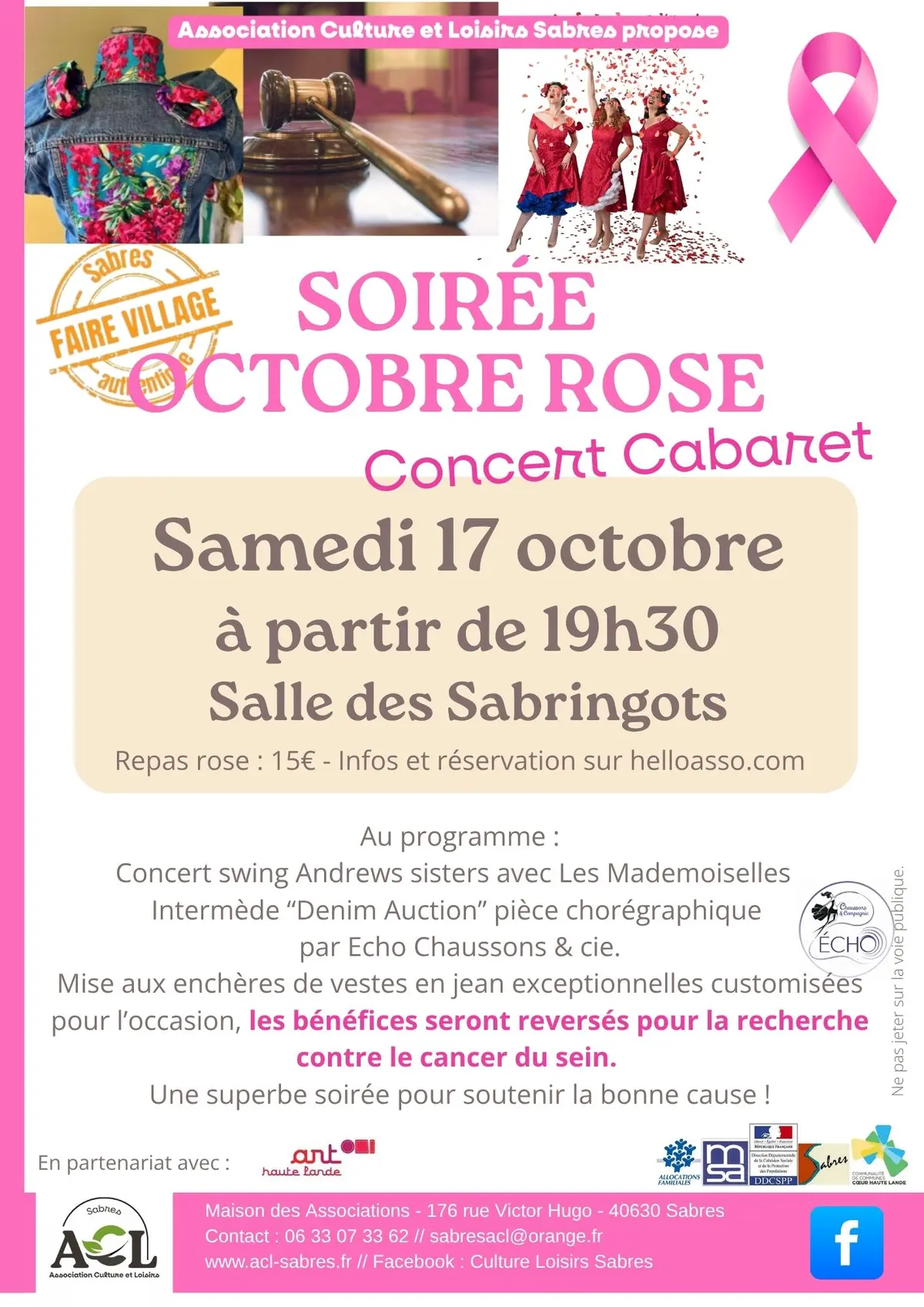 Soirée Octobre rose