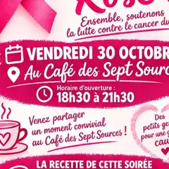 Soirée Octobre Rose - Café des 7 Sources