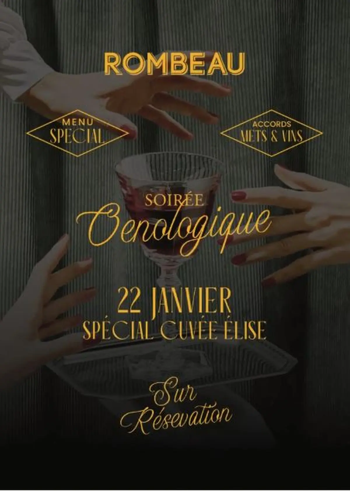 Soirée Oenologique - Spécial Cuvée élise