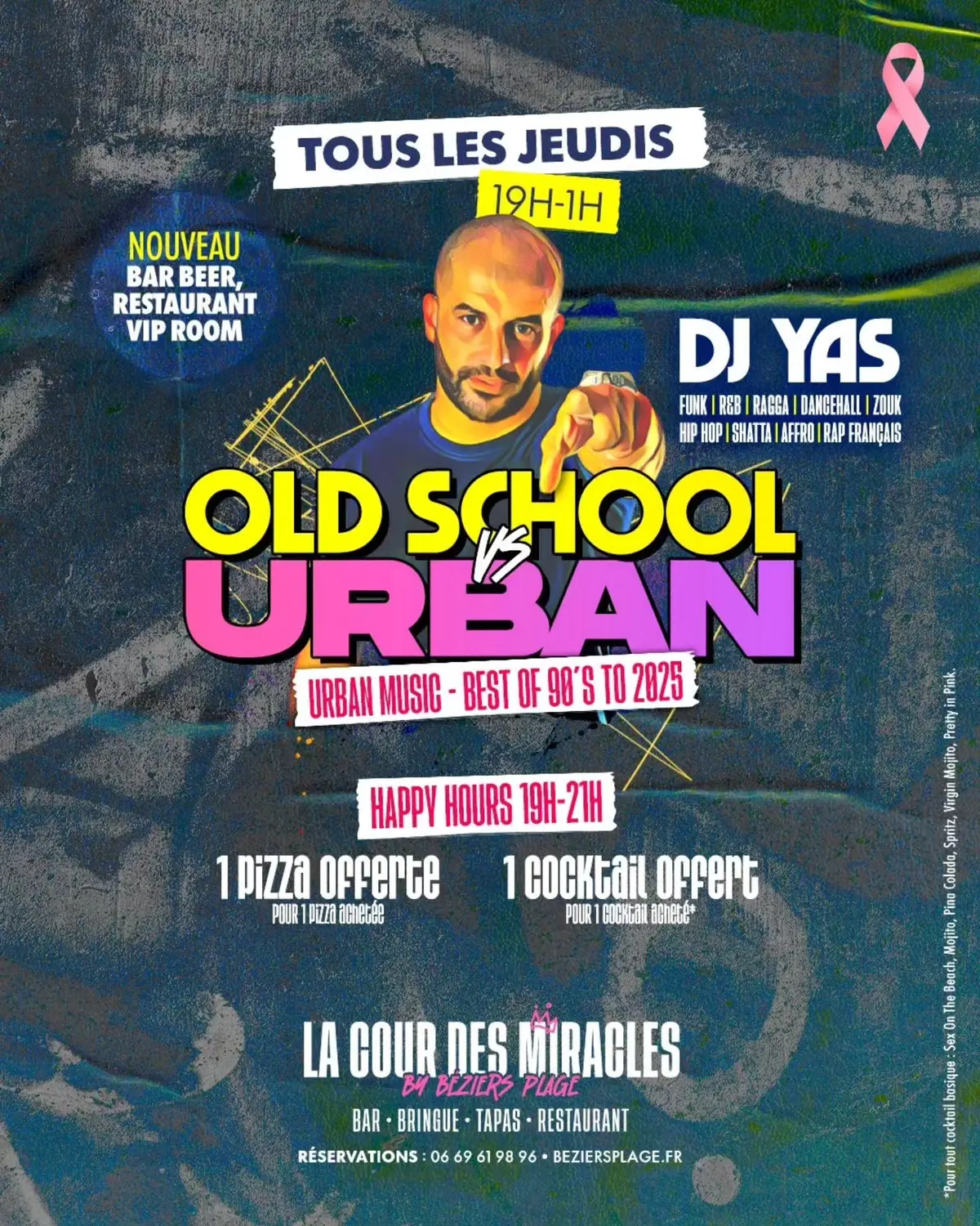 Soirée Old School Vs Urban à La Cour Des Miracles