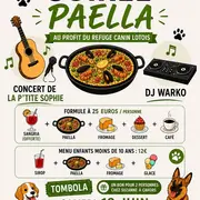 Soirée paëlla au profit du refuge canin lotois