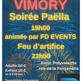 Soirée Paëlla et Feu d’artifice