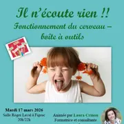 Soirée parentalité Il n'écoute rien au Centre Social de Figeac